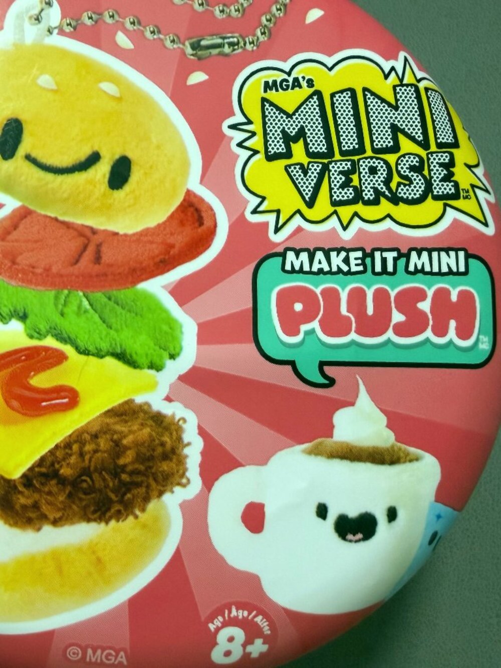 Miniverse Make It Mini Plush Cuppa Beans Coffee Series 1 DIY Keychain MGA NEW ☕